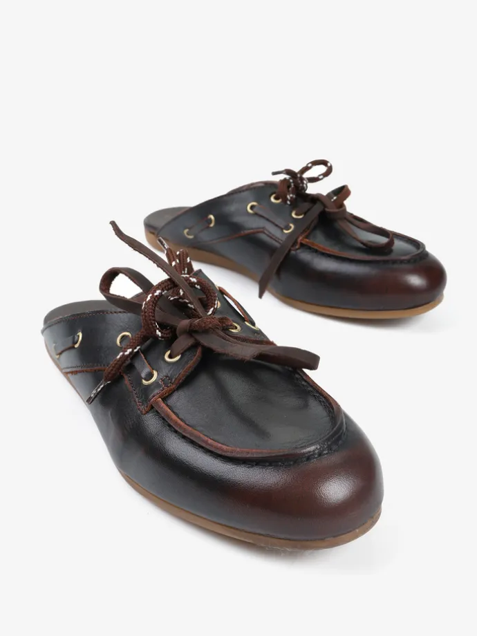 SKÓRZANE MULE HEGO'S Milano