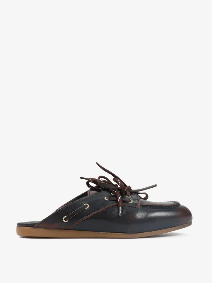 SKÓRZANE MULE HEGO'S Milano