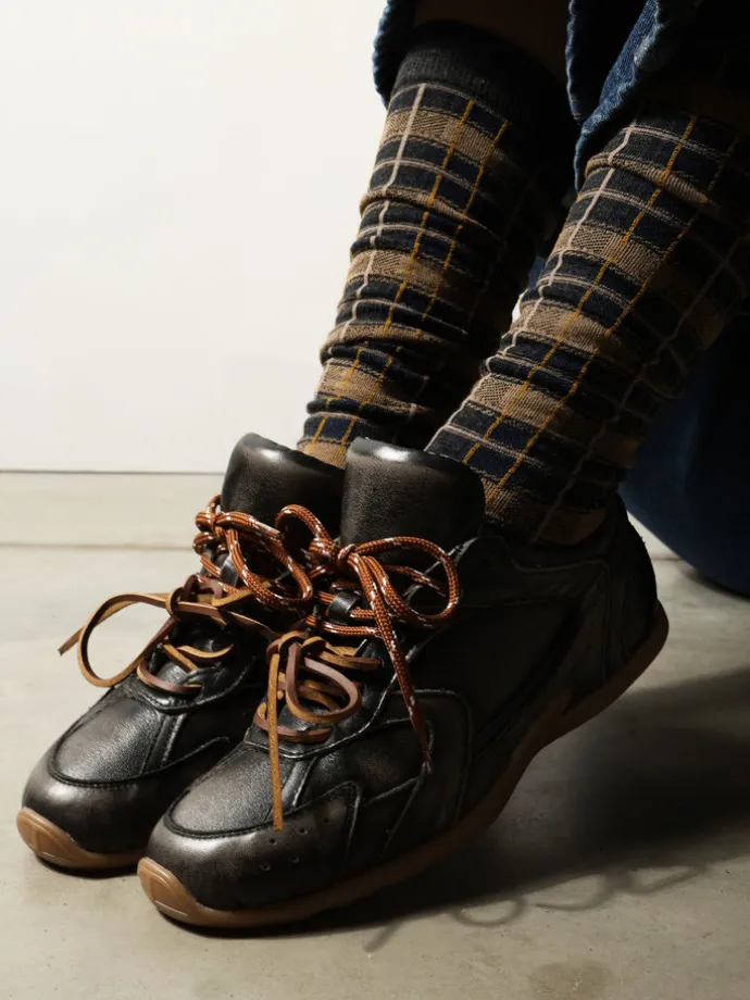 SKÓRZANE SNEAKERSY HEGO'S MILANO