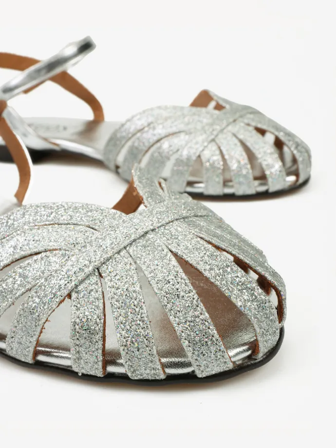 SREBRNE SANDAŁY HEGO'S MILANO