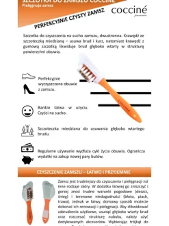 SZCZOTKA DO ZAMSZU I NUBUKU COCCINE