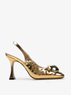 SZPILKI AŻUROWE Z OZDOBĄ HEGO'S Milano