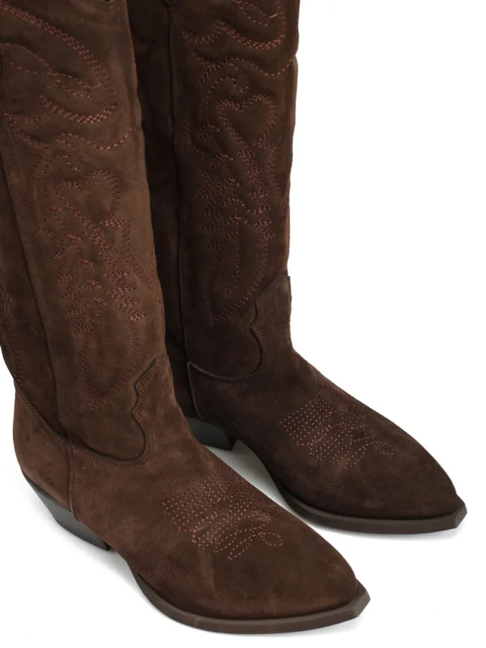 ZAMSZOWE KOWBOJKI Z HAFTEM HEGO'S MILANO