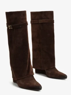 ZAMSZOWE KOZAKI NA KOTURNIE HEGO'S MILANO