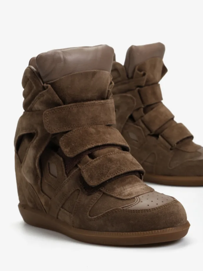 ZAMSZOWE SNEAKERSy Z UKRYTĄ KOTURNĄ HEGO'S MILANO