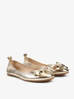 ZŁOTE BALERINY HEGO'S Milano