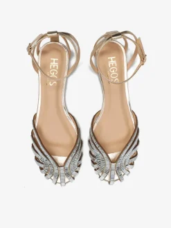 ZŁOTE SANDAŁY HEGO'S Milano